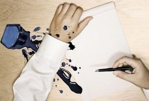 Чем отмыть шариковую ручку с одежды