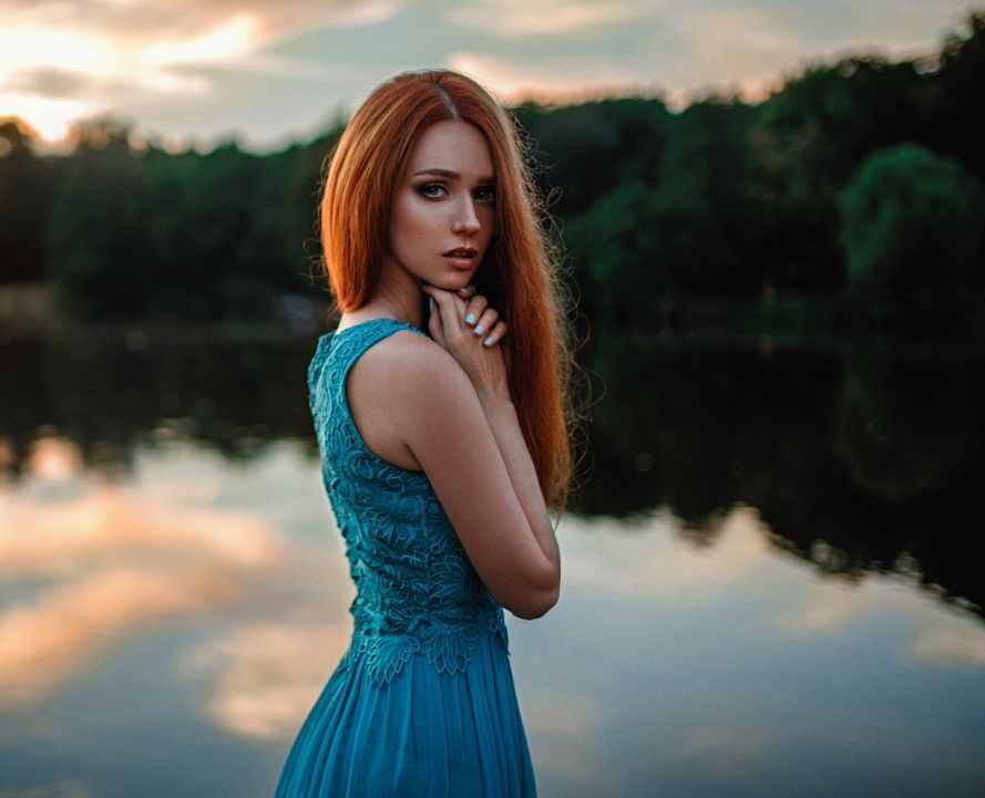 рыжая девушка - цветотип осень
